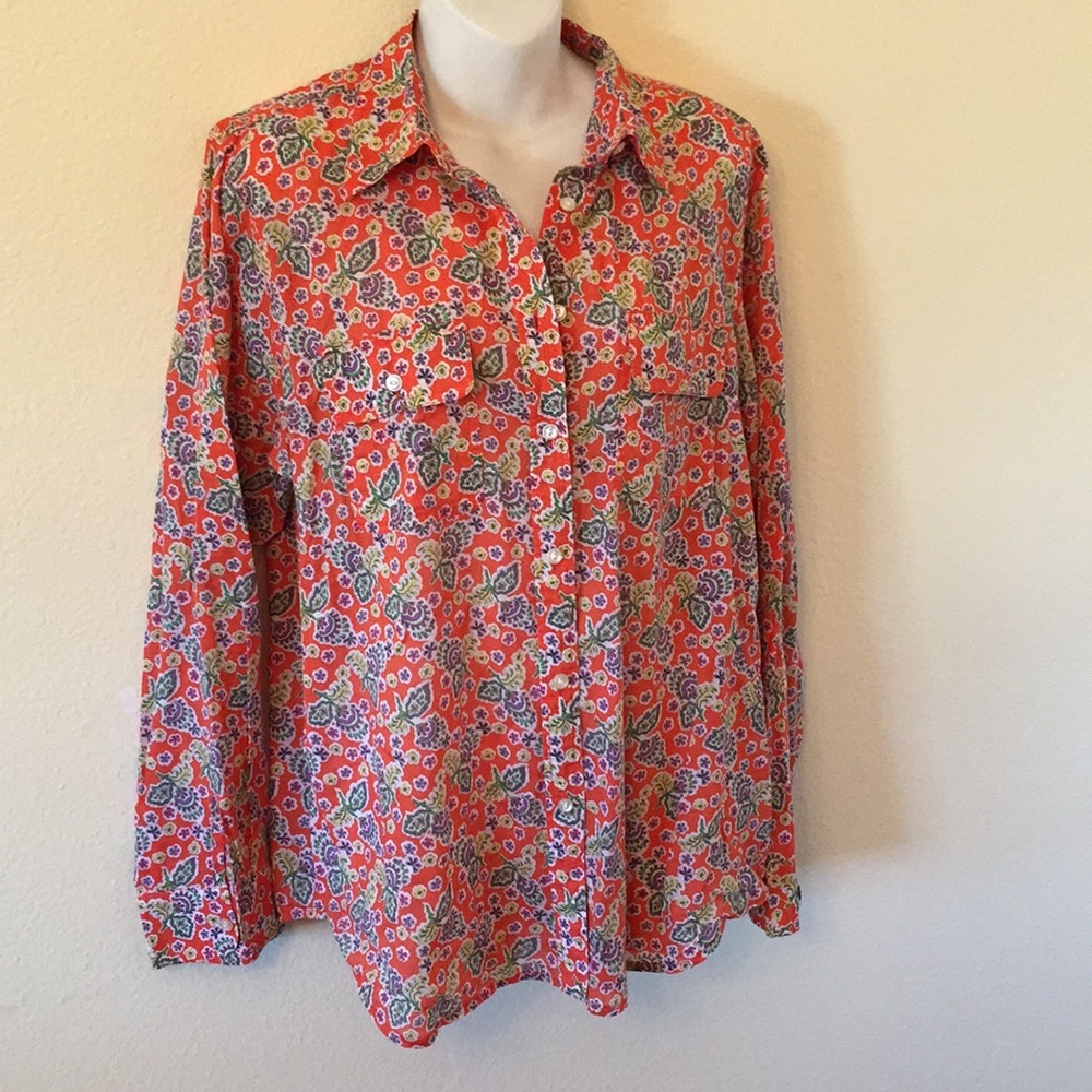 RALPH LAUREN FLORAL TOP